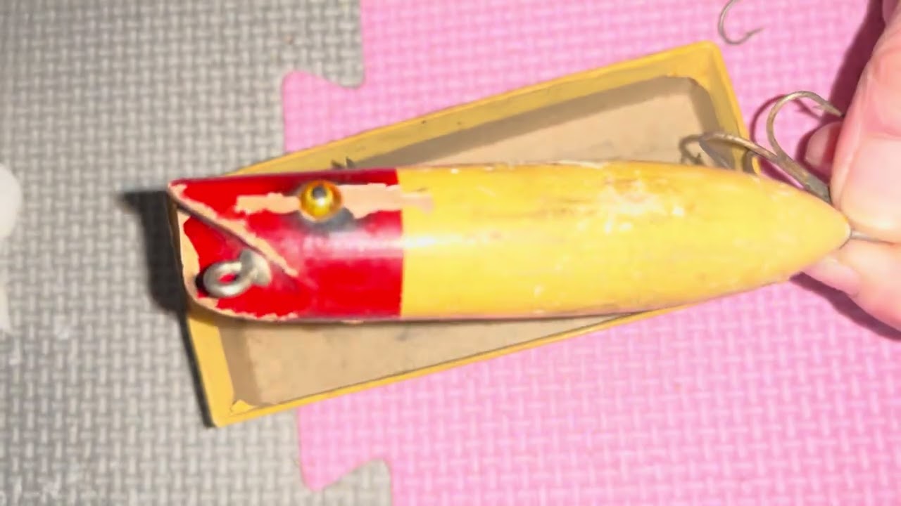 Vintage and Antique fishing Lures from 1930 to the 80s. 