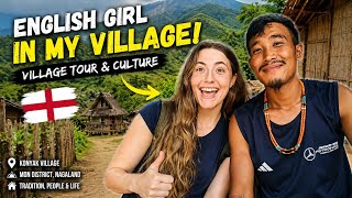 Taking an English Girl on a Tour of My Konyak Village ll Nagaland ll Konyak tribe #northeastindia