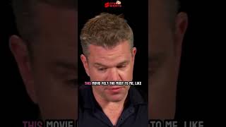 Matt Damon on Reflections between Saving Private Ryan and #oppenheimer  #shorts #mattdamon