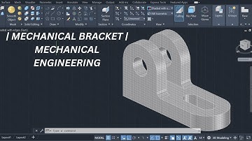 AUTOCAD | MECHANICAL BRACKET |