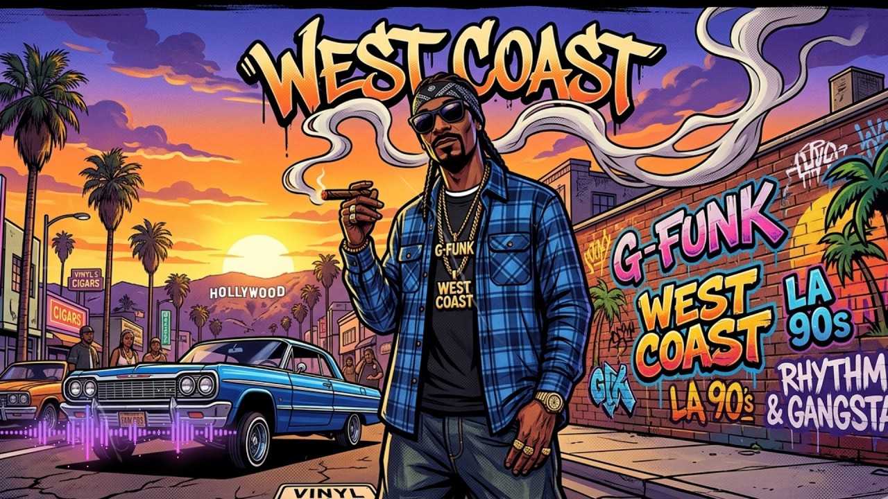 🚘 G-Funk & 90s HipHop Flow 🔥 Dr. Dre, Snoop Dogg, 2Pac, Biggie