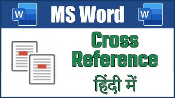 Cross Reference in MS Word | Ms word me cross reference ka use