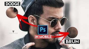 #vijay Mahar #dodge and Brun #photoshop touch  #tutorial Dodge and burn effects in photoshop touch