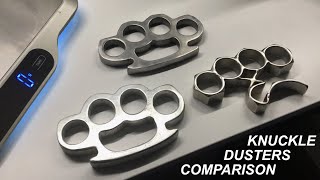 Knuckle Dusters Comparison [Steel vs. Aluminum vs. Stainless Nuts] All Handmade!