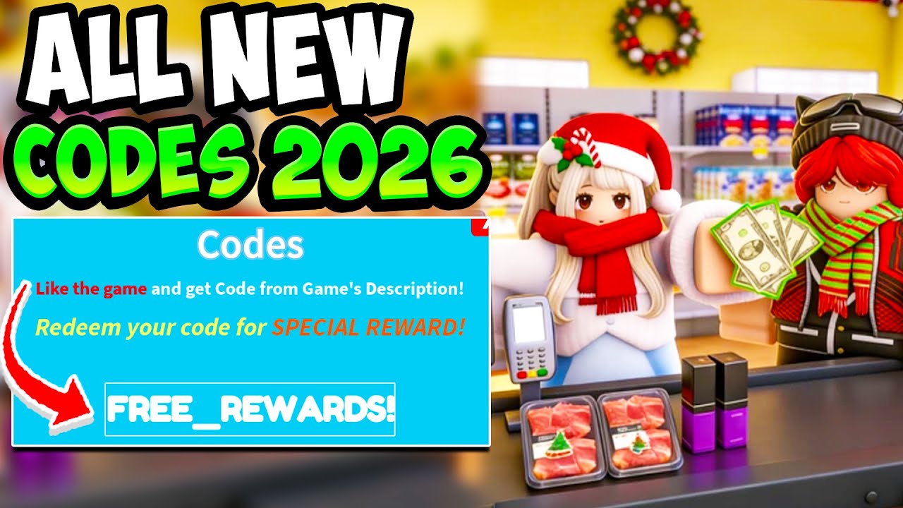 ВСЕ РАБОЧИЕ КОДЫ ДЛЯ СИМУЛЯТОРА СУПЕРМАРКЕТА ROBLOX - Новые коды для Симулятора Супермаркета 2026...