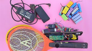 Awesome uses of old battery old laptop charger and mosquito killer