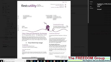Downloading a Utility Bill or similar for VivaMK Registration