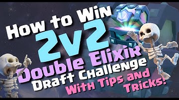 How to WIN 2v2 Double Elixir Draft W/Tips + Tricks! FREE Legendary Cards?! | Clash Royale