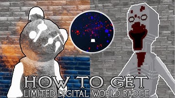[LIMITED TIME] How to get the "Digital World" Badge AND SCP MORPH in Roblox Piggy RP: Infection