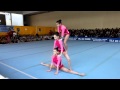 Gymnastics - Acrobatic Portuguese district championship - WG Juvenile ACM