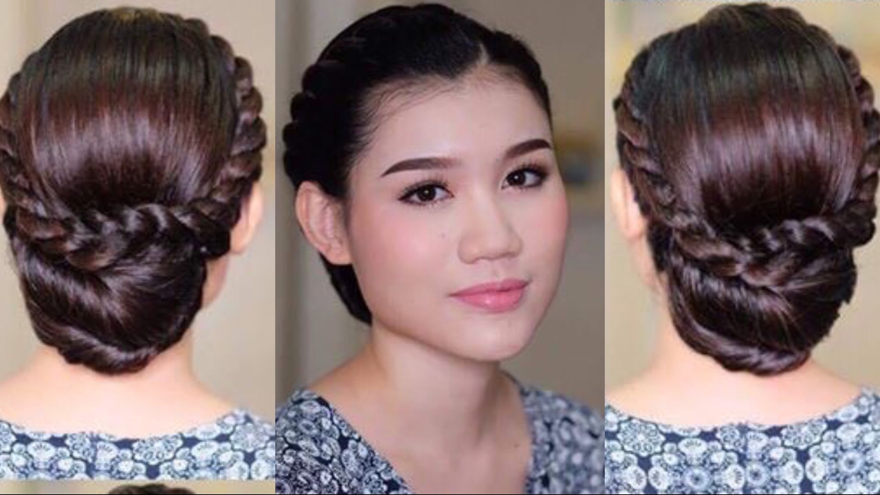 Easy Hairstyle Tutorials สอนทำผมรับปริญญาแบบง่ายๆ (เปียแบบเกลียวแน่น) โดย ภัครา ปิติปฐมสิน