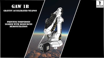 Space Engineers - Printing torpedoes loaded with resources demo