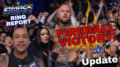 Aleister Black & Zelina Vega DESTROY Damian Priest with Fireball! | SmackDown Ring Report