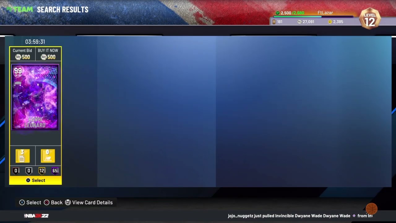 Invincible kawhi Leonard snipe