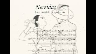 A. Pérez Dimas-Nereidas (Danzón). Arreglo para cuarteto de guitarras (Sheet music). #musica #guitar