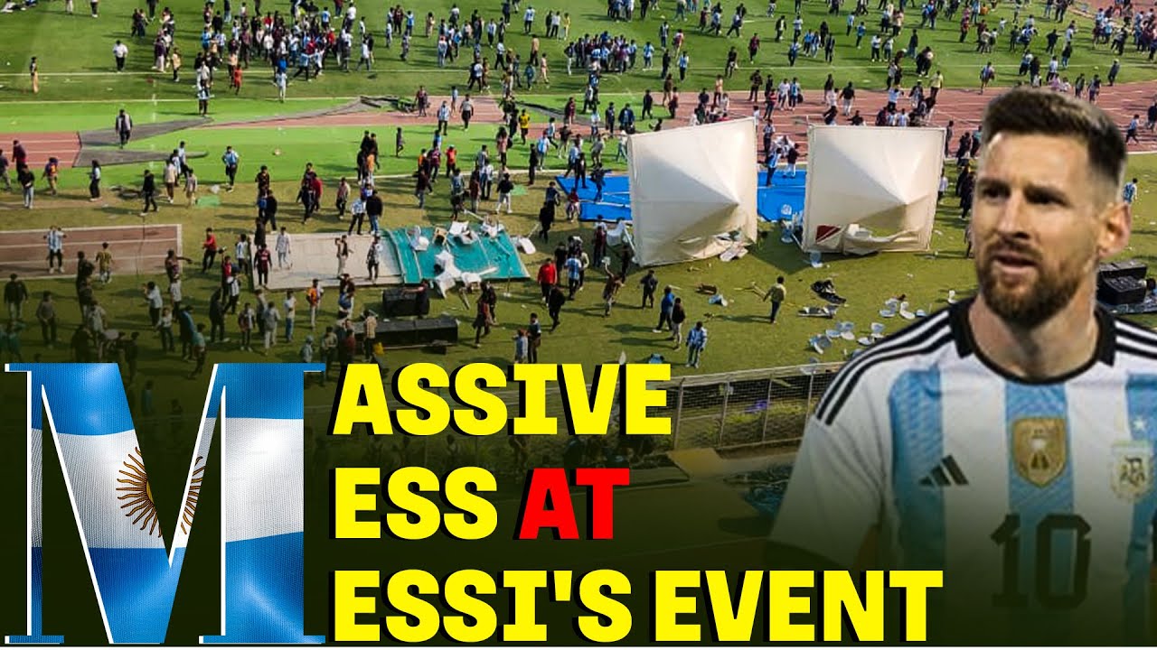 Live: Massive mess at Messi's Event in  Kolkata | Police Lathi charged | Fans throw chairs, bottles