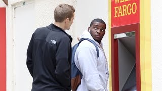 Looking Over Peoples Shoulder at the ATM Resimi