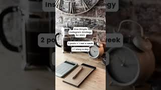 simple content strategy for consistency on Instagram.   #instagramtips #contentstrategytips