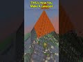 THIS is How You Make A Lavacast! #minecraft #minecraftshorts #minecraftsurvival #griefing #trolling