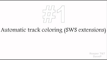 Auto color folder and child tracks) - Reaper Tricks&Tips #1