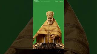 Russian orthodox priest DJ on GS bkg I-01-1