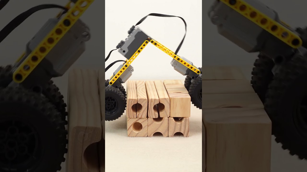 EPIC Climb or Fail? LEGO Technic Climb Wood Walls 