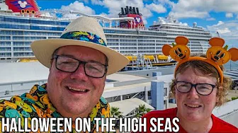 Disney Wish Complete First Day Walkthrough / Halloween On The High Seas / Our First Disney Cruise