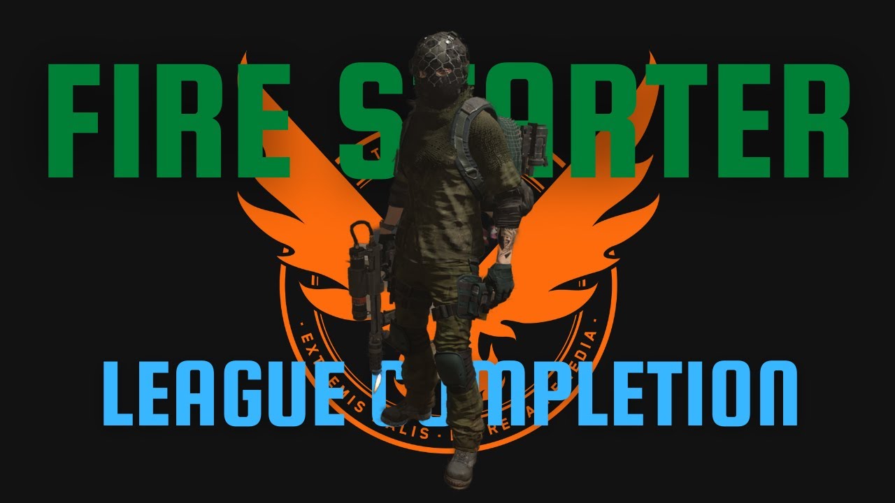 Division 2 - Fire Starter Build, Status Effect, League Completion