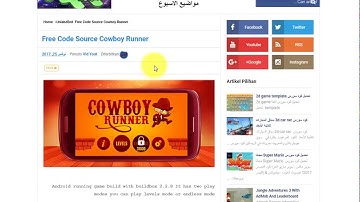 Free Code Source Cowboy Runner