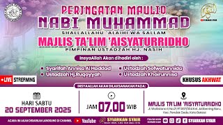 🔴Live | PERINGATAN MAULID NABI MUHAMMAD SAW DI MAJELIS TA'LIM 'AISYATURRIDHO KAUM IBU, JATIBENING