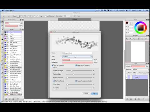 how to add brushes to firealpaca