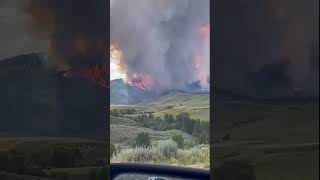 Colorado wildfires: Low line fire near Gunnison, Colorado