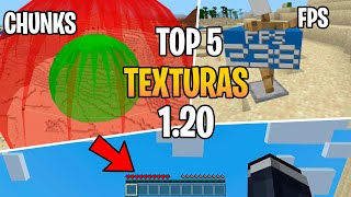 TOP 5 Texturas para Minecraft Bedrock 1.20 😎 PAQUETE DE TEXTURAS 1.20