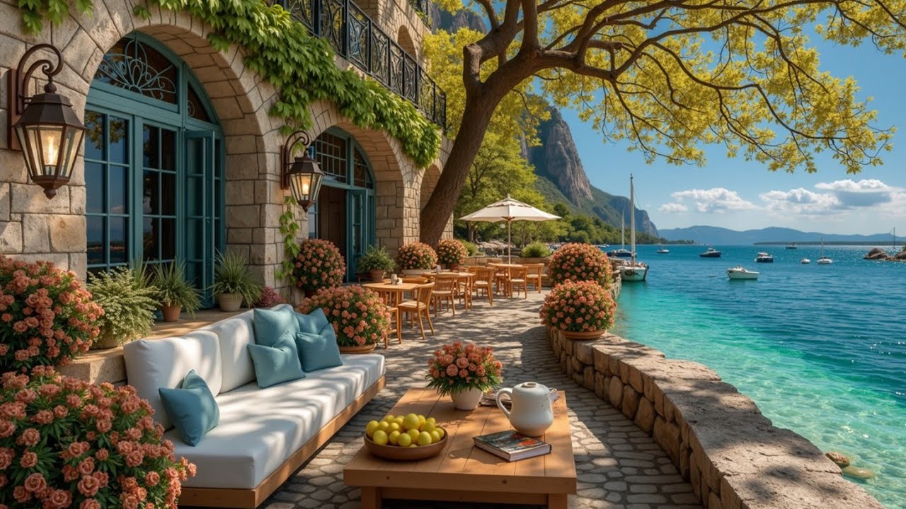 Нежное фортепиано босса-нова для расслабляющих солнечных дней ~ Счастливая спокойная джазовая музыка