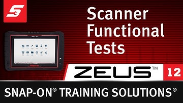 Functional Tests and Output Controls: ZEUS® (Pt. 12/14) | Snap-on Training Solutions®