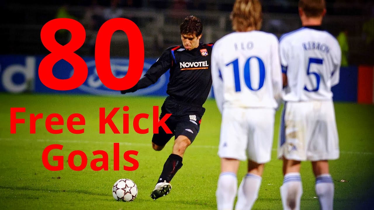 Juninho Pernambucano 80 Free Kick Goals - YouTube