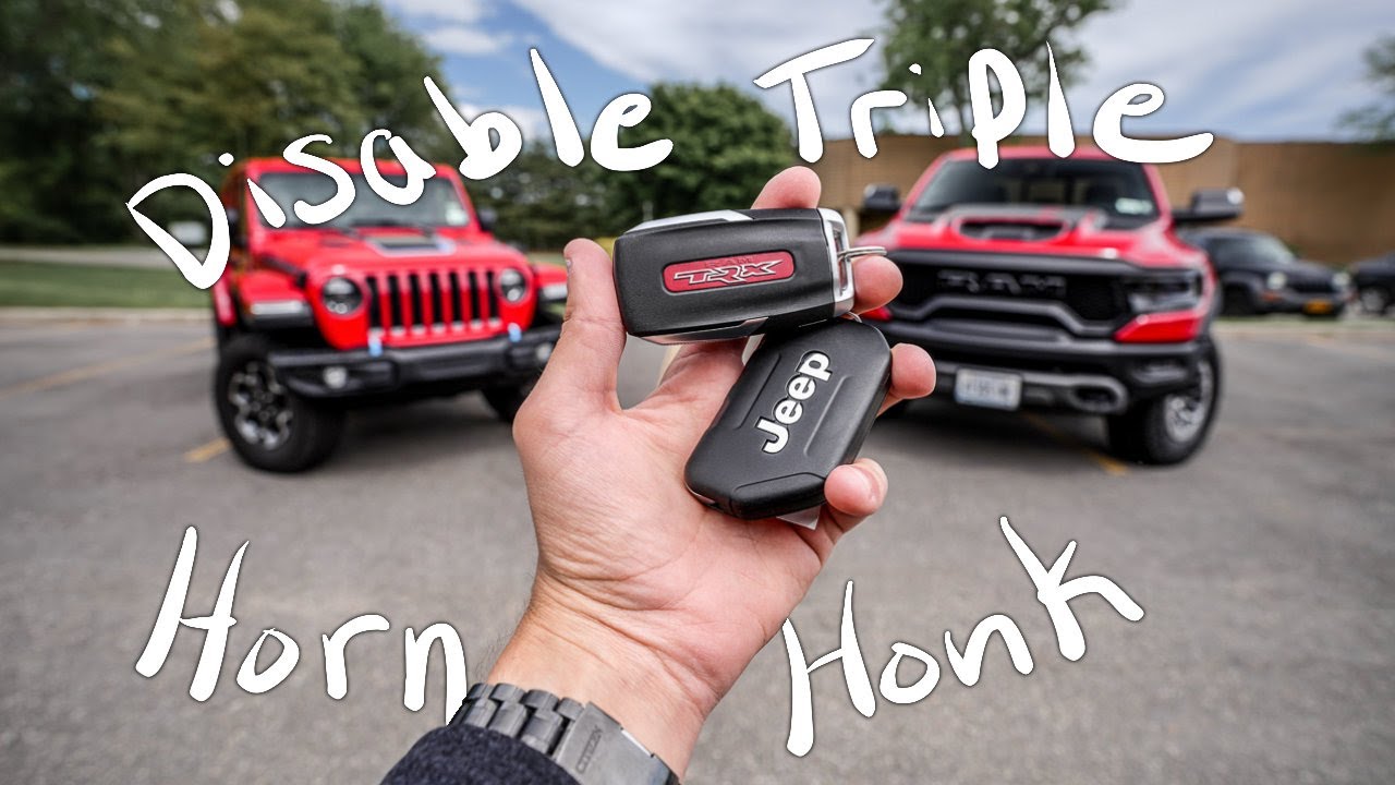 How to Get Rid of the Annoying Triple Horn Honk on 2022 RAM and Jeep 4XE -  YouTube