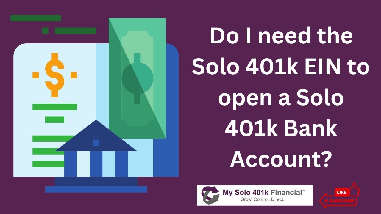 Self Directed Solo 401k FAQ Answered Do I Need The Solo 401k EIN To Self Directed Solo 401k FAQ Answered Do I Need The Solo 401k EIN To