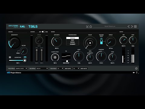 Unfiltered Audio X BT TAILS Reverb Playthrough | Plugin Alliance