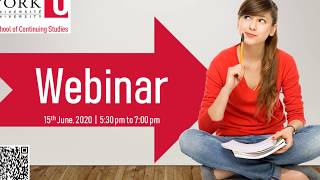 York University-Canada - FREE WEBINAR (Organized by Precious Education & Immigration Consultant)