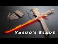 60 days using 732 popsicle stick to make a yasuos blade