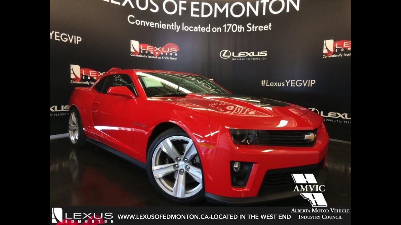 Used 2014 Red Chevrolet Camaro Zl1 Review Edmonton Alberta