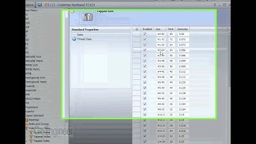 SOLIDWORKS - Hole Wizard