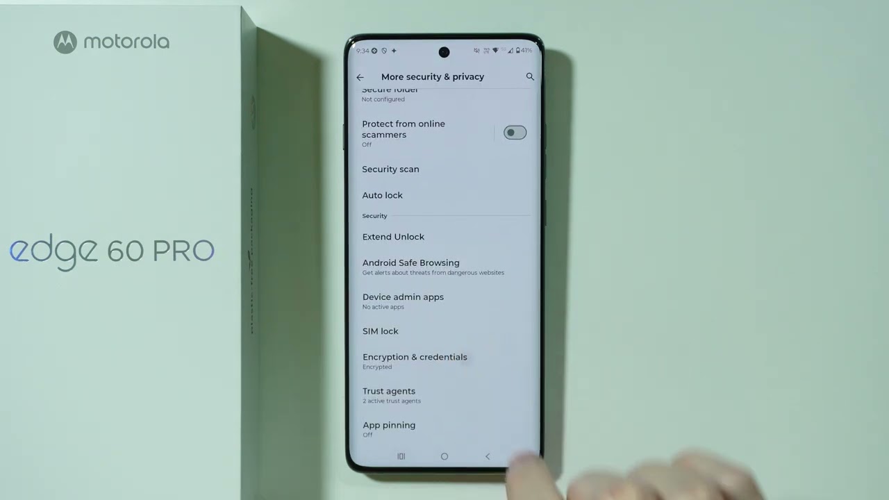 Motorola Edge 60 Pro: How to Clear Credentials