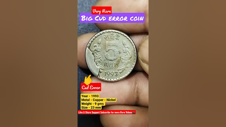 #shorts Big CUD Error Coin | 👉 1993 Cud Error coin