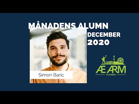 Månadens Alumn December 2020 - Simon Baric