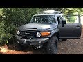 FJ Cruiser Build Pt 8 - Installing Light Bars, Headlight Restoration & Rock Slider Step