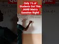 Determinant of a Matrix in 60 Seconds | JAMB Past Questions