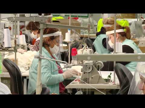 \"აჭარა ტექსტილის\" საწარმოში პირბადეების წარმოება გრძელდება