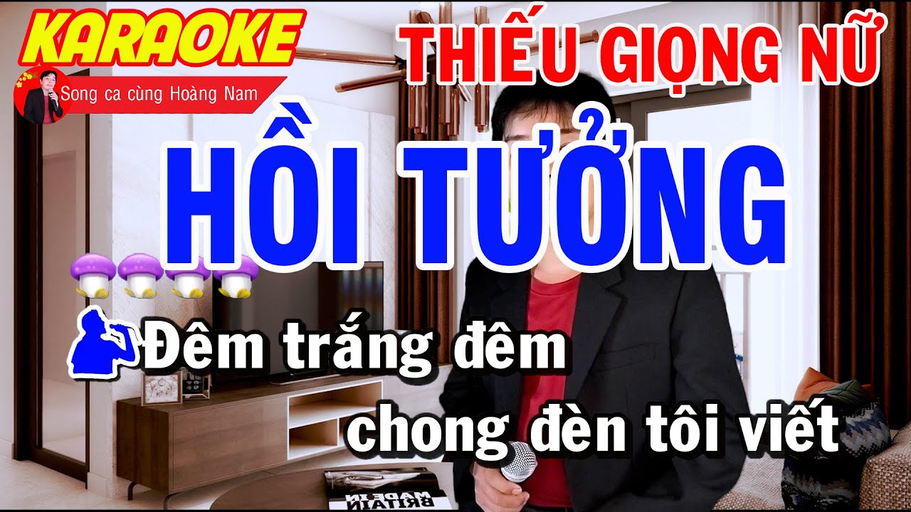 ✔️Hồi Tưởng l Nhạc sống Bolero cực hay➤ Karaoke Thiếu Giọng Nữ ➤ Song ca cùng Hoàng Nam